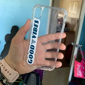 Custom “Good Vibes” BM Sticker phone case